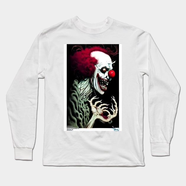 Frankenclown 24 - Mr Sinister Long Sleeve T-Shirt by Frankenclowns